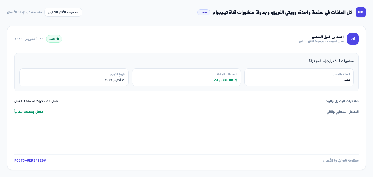 منشورات قناة تيليجرام المجدولة